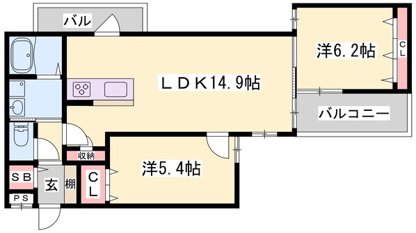 レジデンスアルファベットの物件間取画像